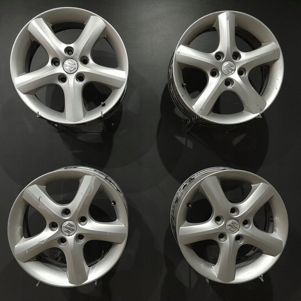 4x Alufelge 16 Zoll 6.0" 5x114.3 50ET -F605118 Fiat Sedici Sx4 Rim Wheel FEL6763730688on