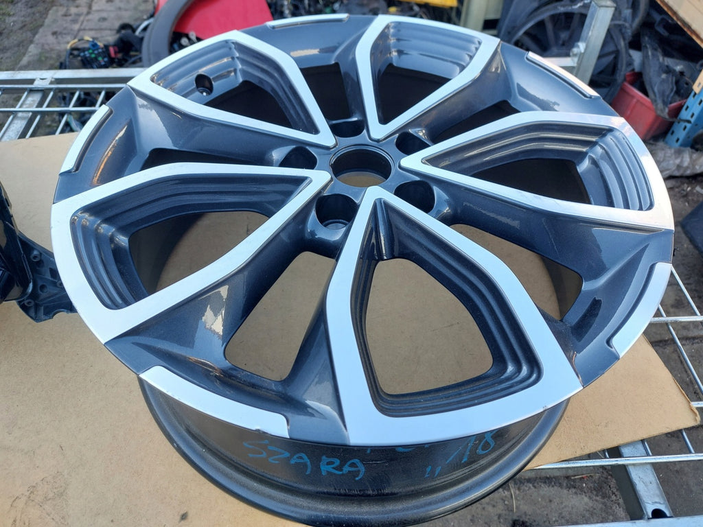 1x Alufelge 18 Zoll 7.0" 5x114.3 40ET Glanz Schwarz 403001861R Renault Rim Wheel FEL9318778477sc