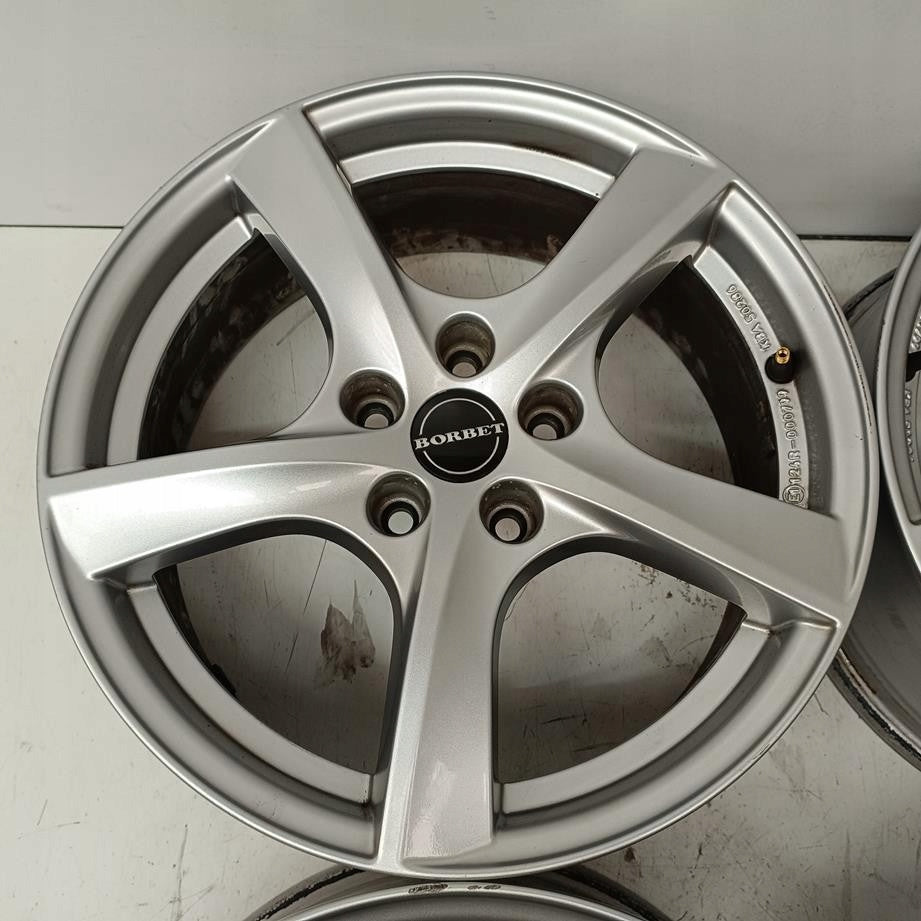 4x Alufelge 17 Zoll 7.0" 5x112 40ET Glanz Silber Audi Q3 Tarraco Kodiaq Tiguan FEL8554567187rl