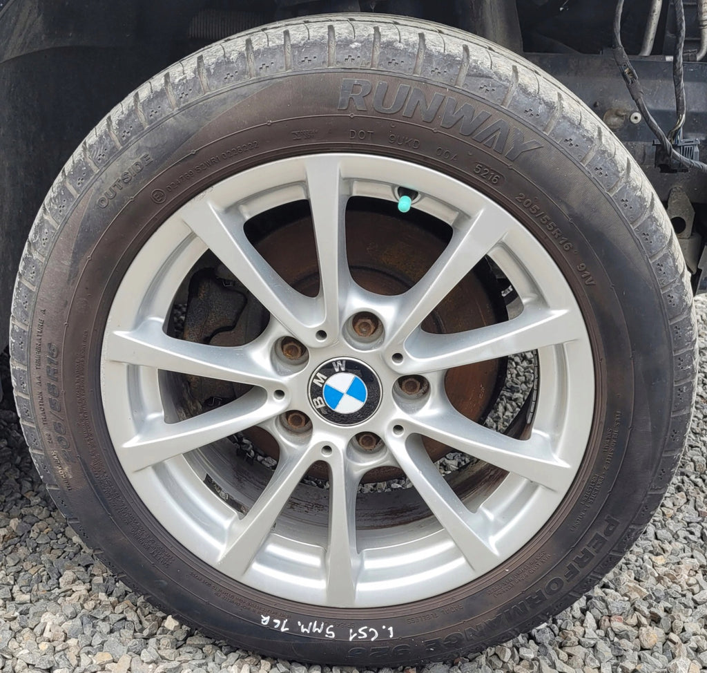 4x Alufelge 16 Zoll 7.0" 5x120 31ET Glanz Silber BMW E88 E81 E82 E87 Rim Wheel FEL2470738739dl