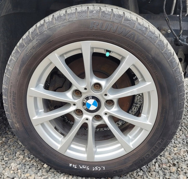 4x Alufelge 16 Zoll 7.0" 5x120 31ET Glanz Silber BMW E88 E81 E82 E87 Rim Wheel FEL2470738739dl