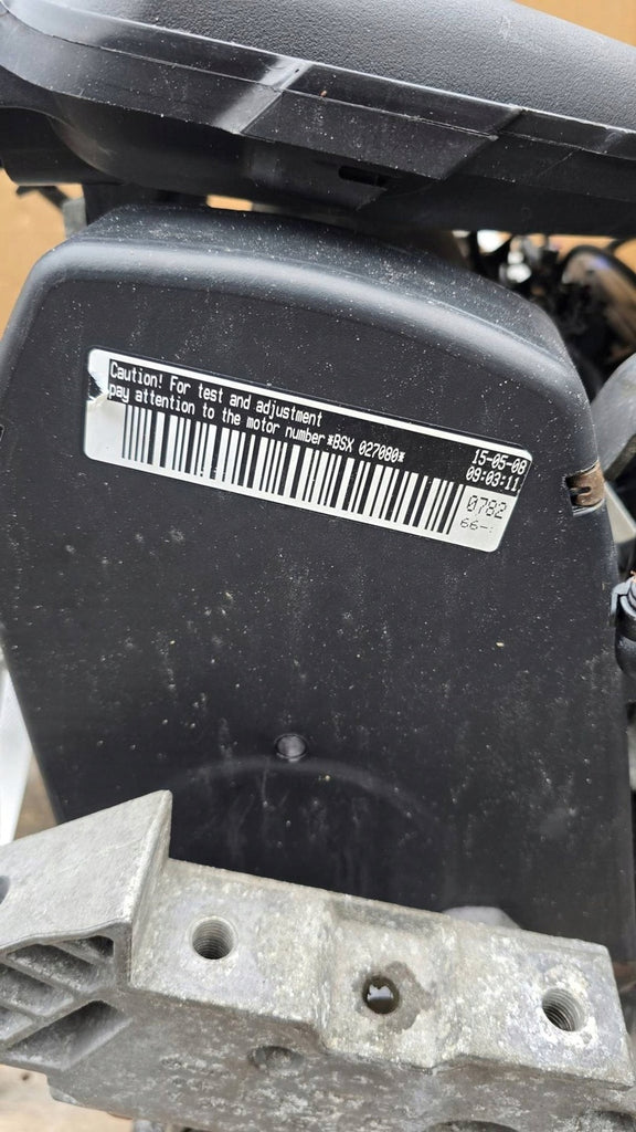 Motor Skoda VW BSX 2.0 109PS 80kW 143TKm 2008 Benzin Engine Komplett