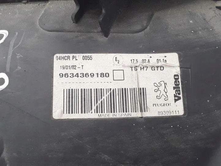 Frontscheinwerfer Peugeot I Break 307 9634369180 Links Scheinwerfer Headlight SCH1986281663fw