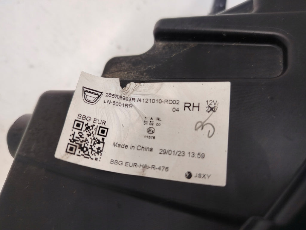 Frontscheinwerfer Dacia Spring 266008993R LED Rechts Scheinwerfer Headlight