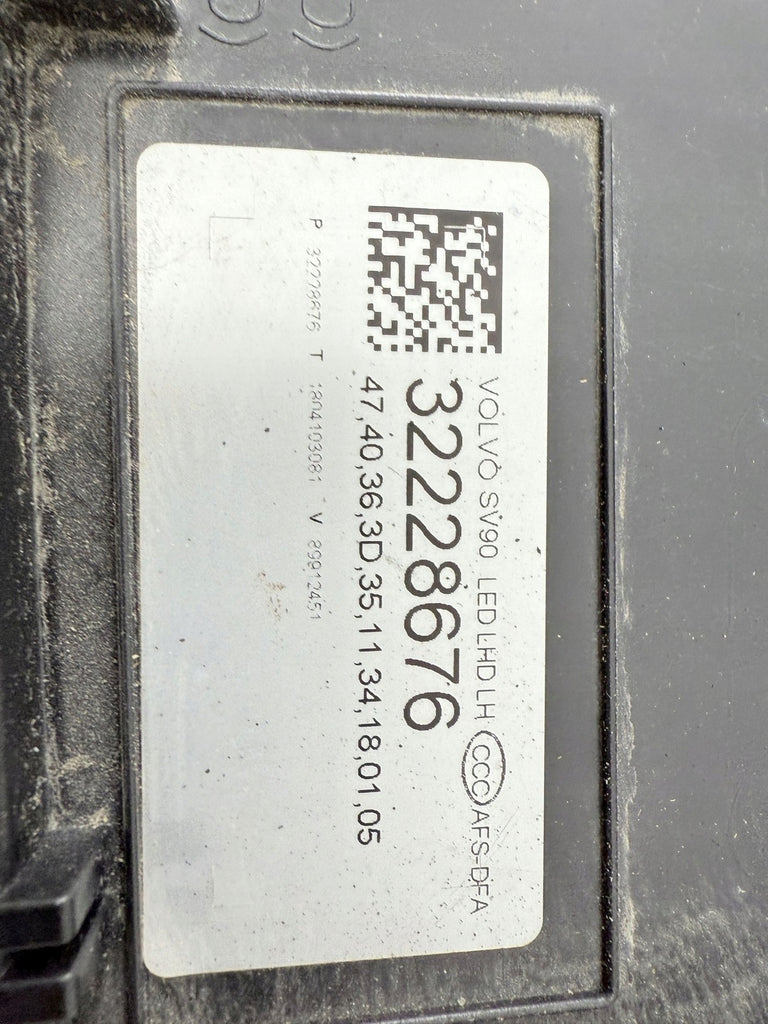 Frontscheinwerfer Volvo V90 32228676 Links Scheinwerfer Headlight SCH8317512295av