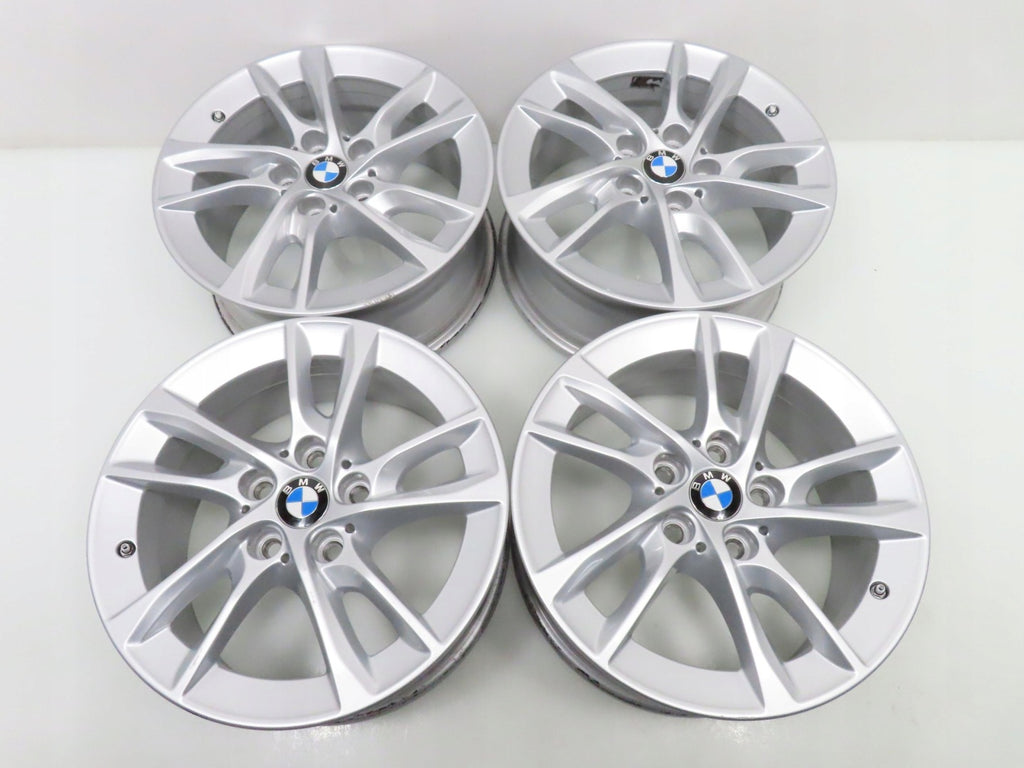 4x Alufelge 16 Zoll 7.0" 5x112 47ET Glanz Silber 6855083 BMW 2 F45 F46 Rim Wheel FEL9043923071oz