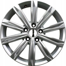 Load image into Gallery viewer, 1x Alufelge 17 Zoll 6.5&quot; 5x112 52ET Glanz Silber 5TA601025 Vw Rim Wheel