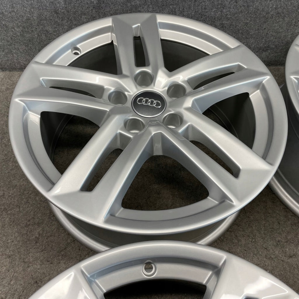 4x Alufelge 17 Zoll 7.5" 5x112 38ET Glanz Schwarz 8W0601025K Audi A4 Rim Wheel FEL4905245058kn