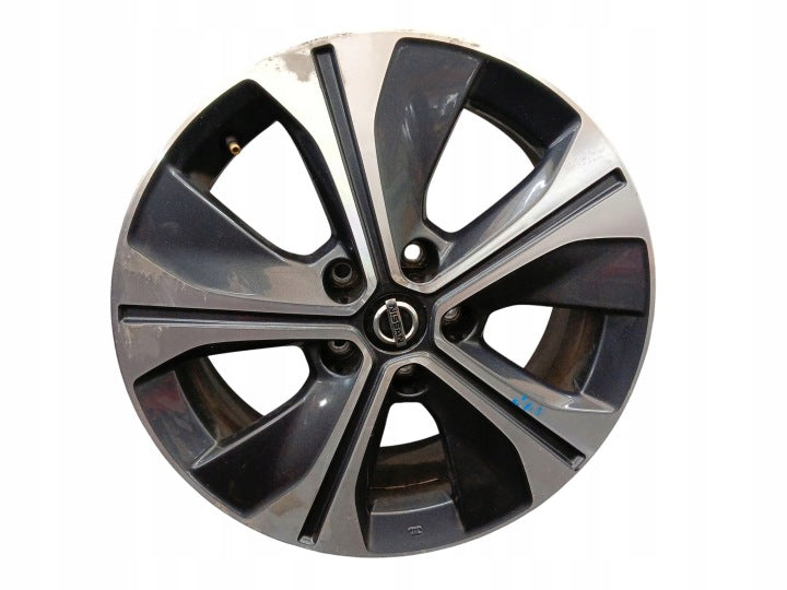 1x Alufelge 17 Zoll 6.5" 5x114.3 45ET Glanz Silber Nissan Leaf Ze1 Rim Wheel FEL3315018242ra