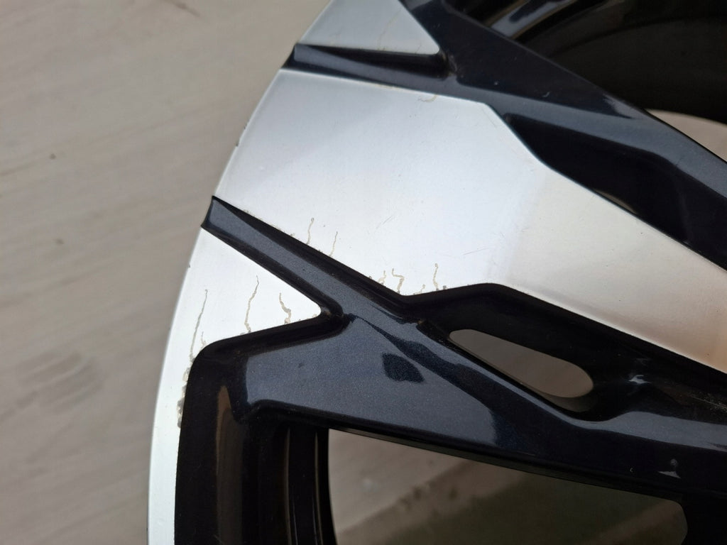 1x Alufelge 18 Zoll 7.5" 4x108 49ET Glanz Schwarz 9811635077 Peugeot 5008 I FEL6428728051lg