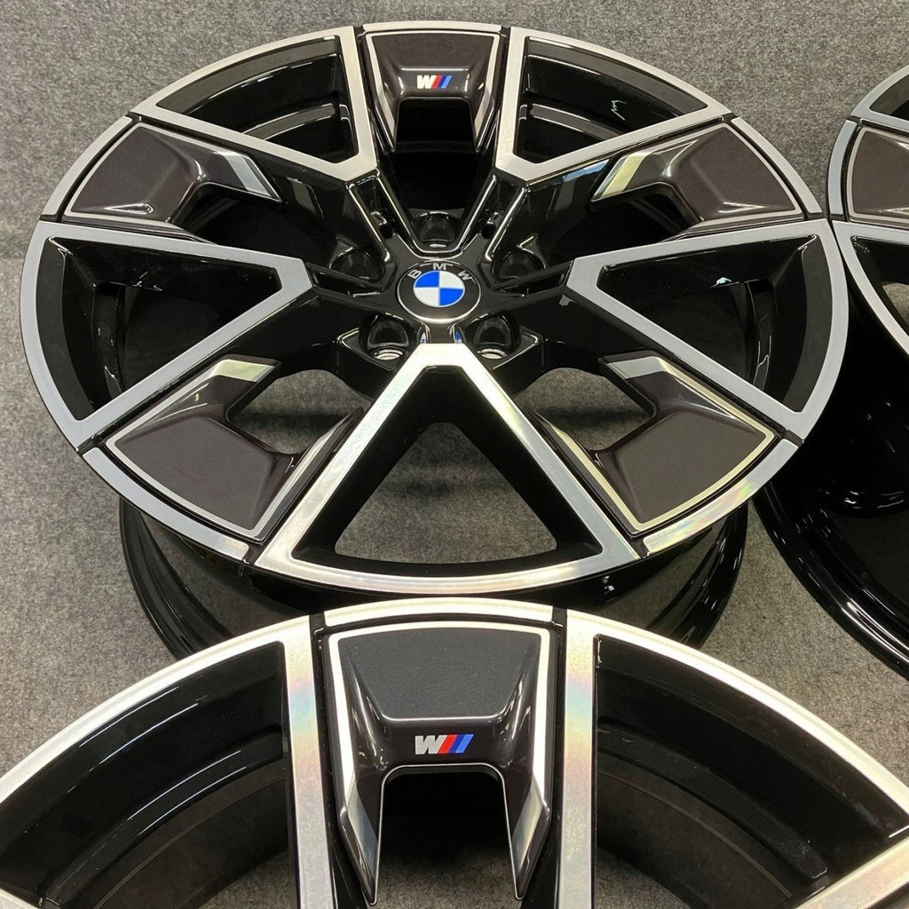 4x Alufelge 18 Zoll 8.5" 5x112 36ET Glanz Schwarz 8747286 BMW I4 Rim Wheel FEL1507402875sr