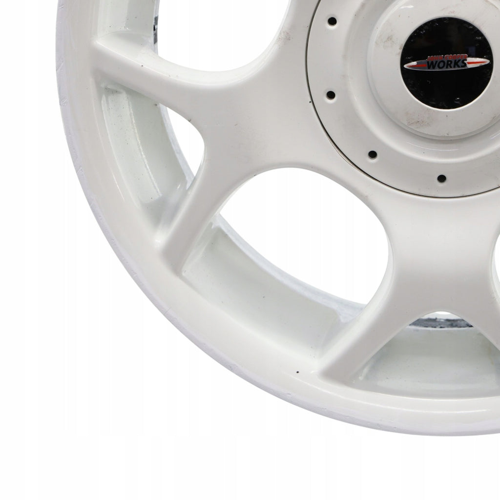 1x Alufelge 16 Zoll 6.5" 4x100 48ET Glanz Weiß 1512351 Mini R52 R50 R53 FEL1401119901qa