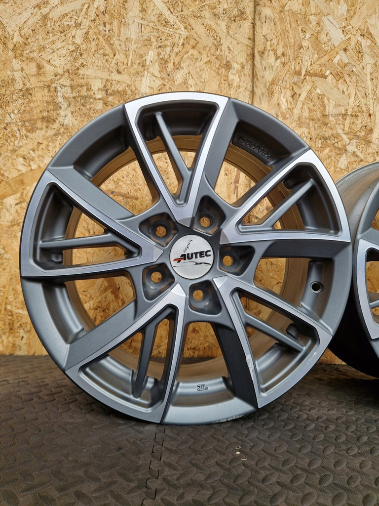 4x Alufelge 16 Zoll 7.0" 5x112 48ET Glanz Graphit KBA48247 Rim Wheel FEL7699355552fz