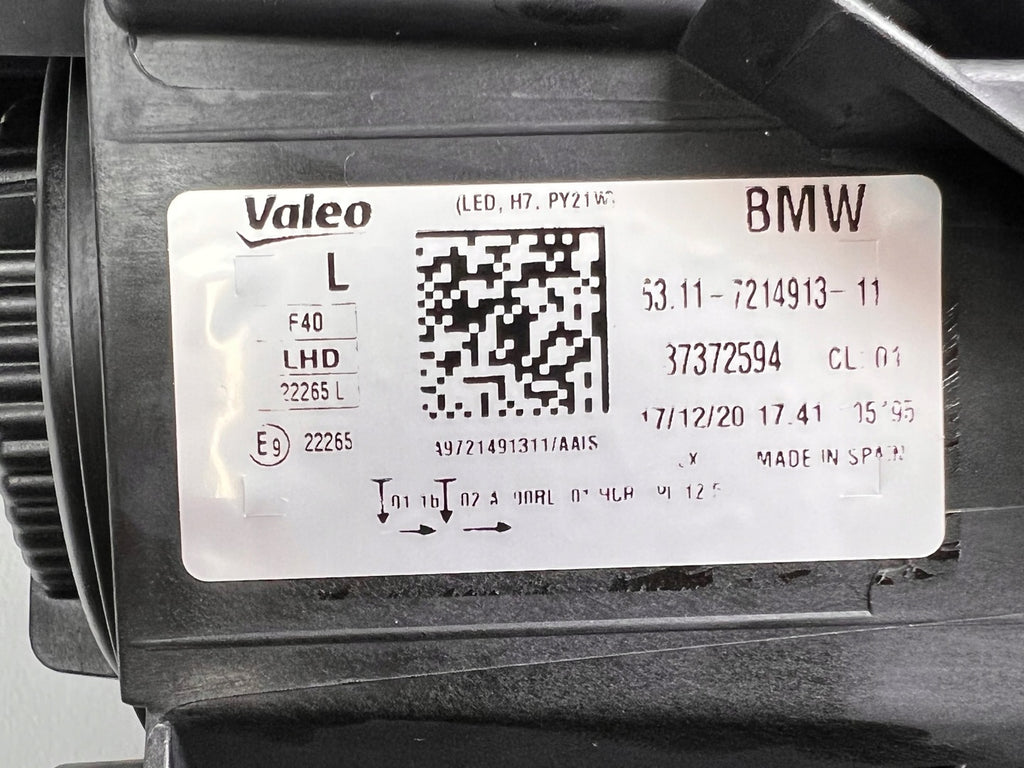 Frontscheinwerfer BMW 1 F40 7214913-11 LED Links Scheinwerfer Headlight