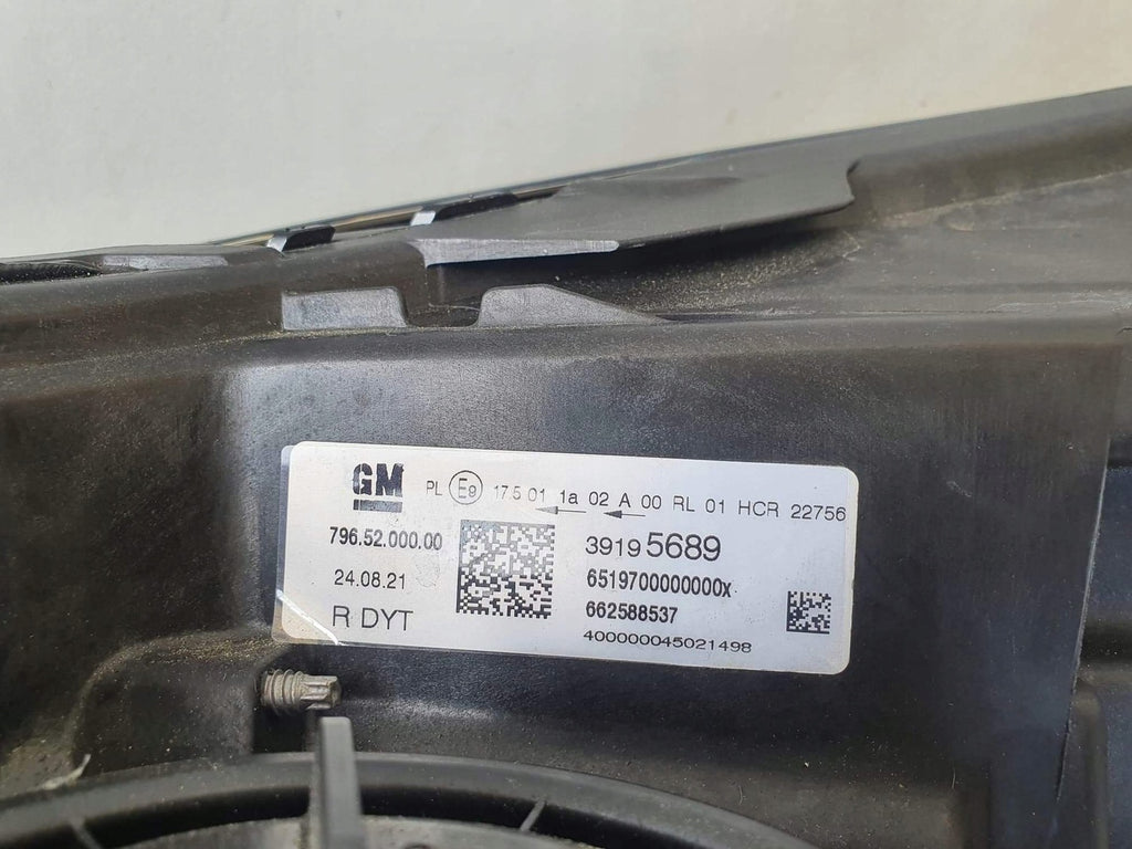 Frontscheinwerfer Opel Astra K 39195689 FULL LED Rechts Scheinwerfer Headlight SCH1923113767yo