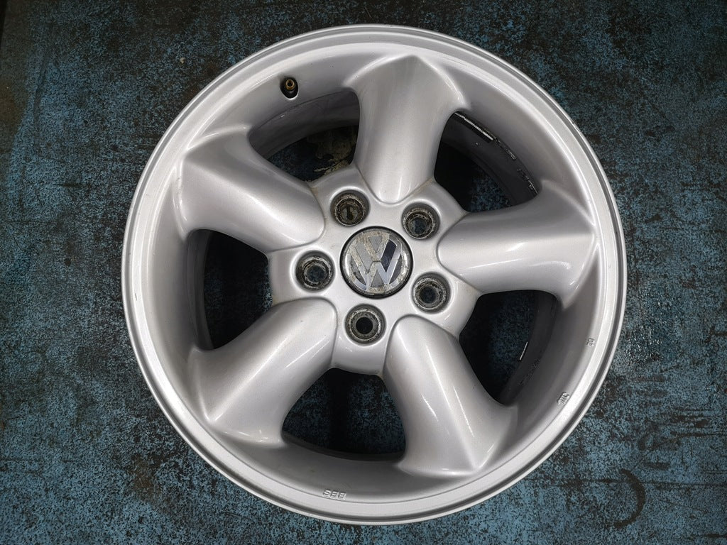 1x Alufelge 16 Zoll 7.0" 5x112 59ET Glanz Silber 7M0601025G VW Sharan Rim Wheel FEL5527679650ss