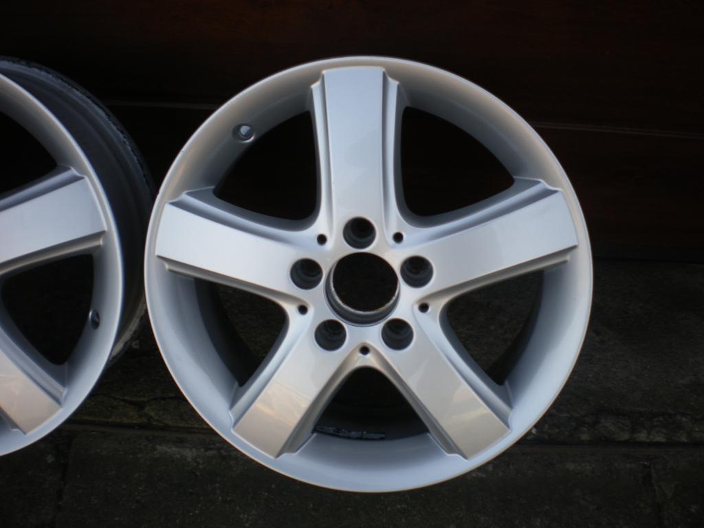 1x Alufelge 16 Zoll 6.0" 5x112 Mercedes-Benz Rim Wheel