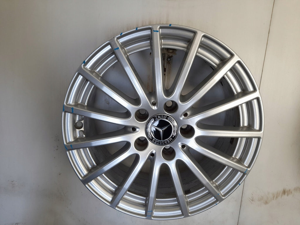1x Alufelge 16 Zoll 6.5" 5x112 38ET Glanz Silber A2054012502 Mercedes-Benz FEL9393154138fm