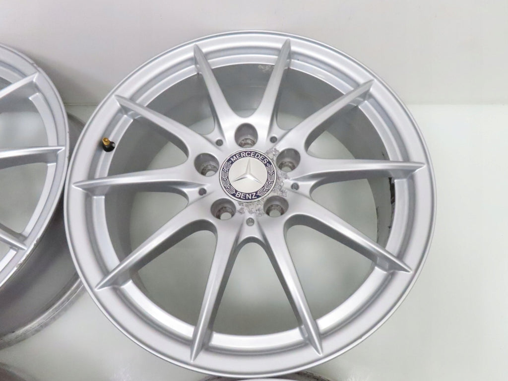 4x Alufelge 17 Zoll 6.5" 5x112 49ET Silber A2464010102 Mercedes-Benz W246 FEL7578144865ll