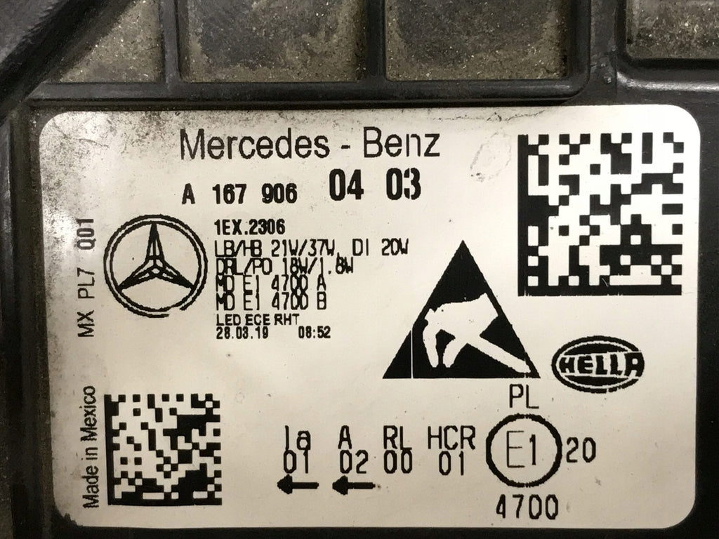 Frontscheinwerfer Mercedes-Benz Gle A1679060403 Full LED Rechts Headlight