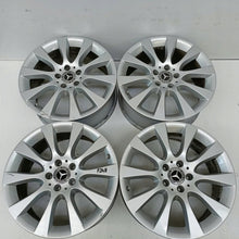 Load image into Gallery viewer, 4x Alufelge 18 Zoll 8.0" 5x112 56ET Glanz Silber A1664010602 Mercedes-Benz FEL1964568188rh