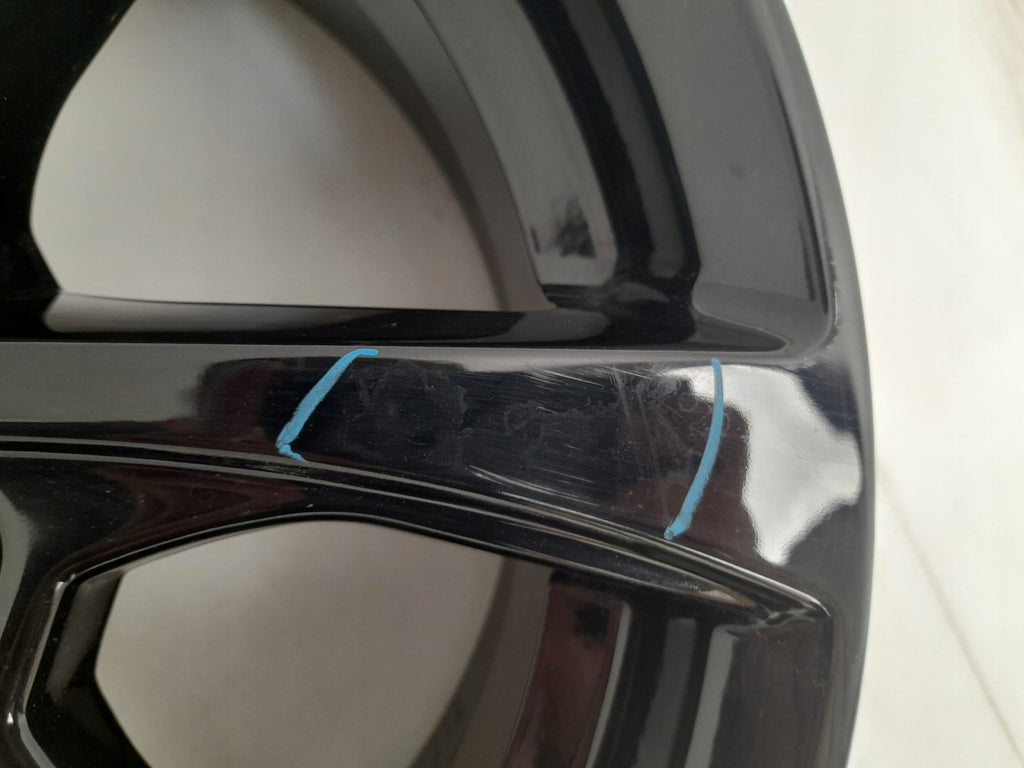 1x Alufelge 14 Zoll 5.5" 4x100 40ET Glanz Schwarz Mitsubishi Rim Wheel FEL9027363364qv