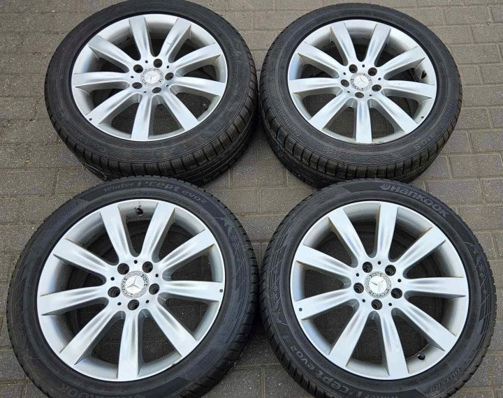 4x Alufelge 18 Zoll 8.5" 5x112 43ET Glanz Silber A2164010102 Mercedes-Benz FEL7974735471nm