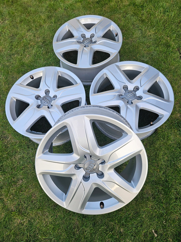 4x Alufelge 18 Zoll 7.0" 5x112 38ET Glanz Silber 4G9601025 Audi A6 Rim Wheel