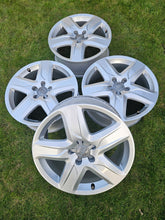 Laden Sie das Bild in den Galerie-Viewer, 4x Alufelge 18 Zoll 7.0&quot; 5x112 38ET Glanz Silber 4G9601025 Audi A6 Rim Wheel