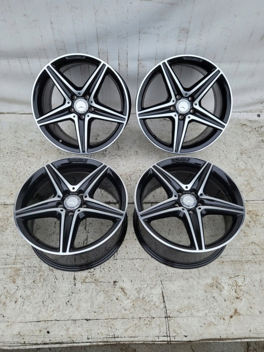 4x Alufelge 18 Zoll 8.0" 5x112 A2134011800 Mercedes-Benz W213 Rim Wheel FEL3512108641yn