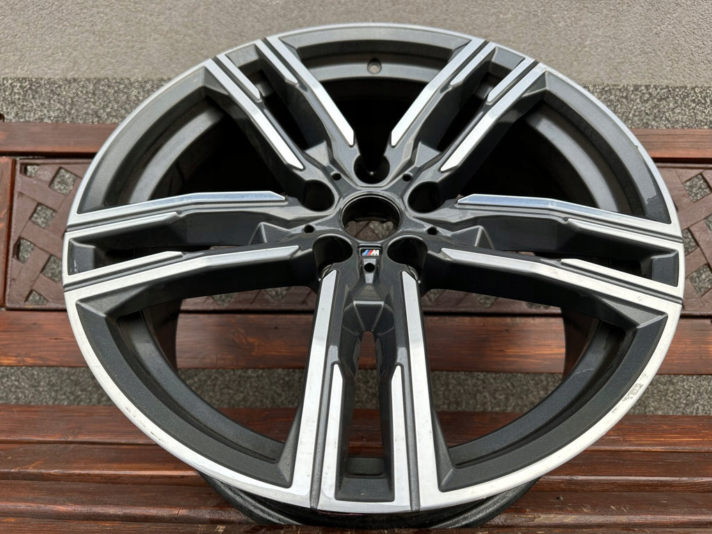 1x Alufelge 19 Zoll 8.0" 5x112 26ET Glanz Graphit BMW 8 G14 G15 Mg Rim Wheel FEL9165891746ky
