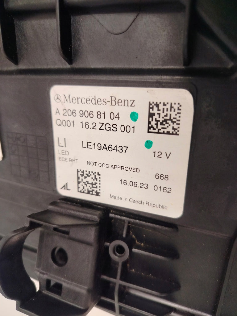 Frontscheinwerfer Mercedes-Benz W206 A2069068104 Full LED Rechts oder Links SCH2942676776vi