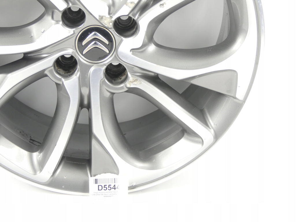 1x Alufelge 18 Zoll 7.5" 4x108 9688904377 11-15 Citroën I Hatchback Rim Wheel FEL4901913086eu