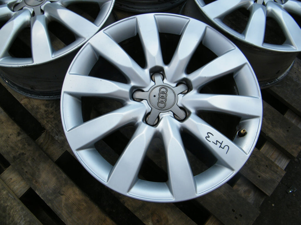 4x Alufelge 17 Zoll 8.0" 5x112 47ET Glanz Silber 8T0601025B Audi A4 B8 Rim Wheel FEL1471160156uv