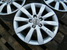 Laden Sie das Bild in den Galerie-Viewer, 4x Alufelge 17 Zoll 8.0" 5x112 47ET Glanz Silber 8T0601025B Audi A4 B8 Rim Wheel FEL1471160156uv