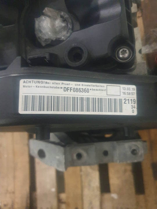 Motor Skoda Octavia III DFF 2.0 150PS 110kW 2019 Diesel Engine Unkomplett MOT3383917452wn