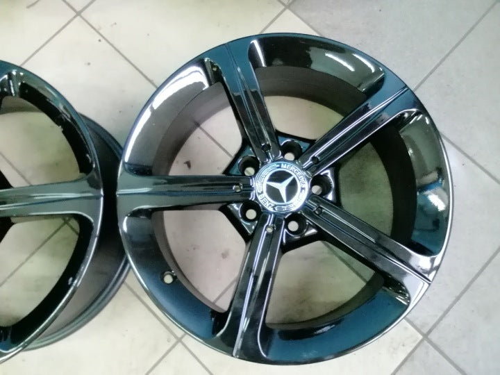 4x Alufelge 17 Zoll 6.5" 5x112 44ET A1774011200 Mercedes-Benz Rim Wheel FEL1200339059hr