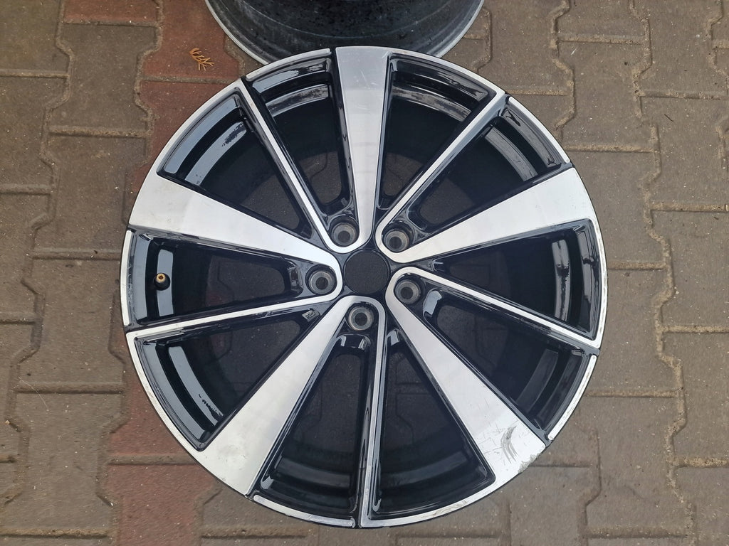 1x Alufelge 19 Zoll 9.0" 5x108 53ET Glanz Schwarz 32134523 Polestar Rim Wheel