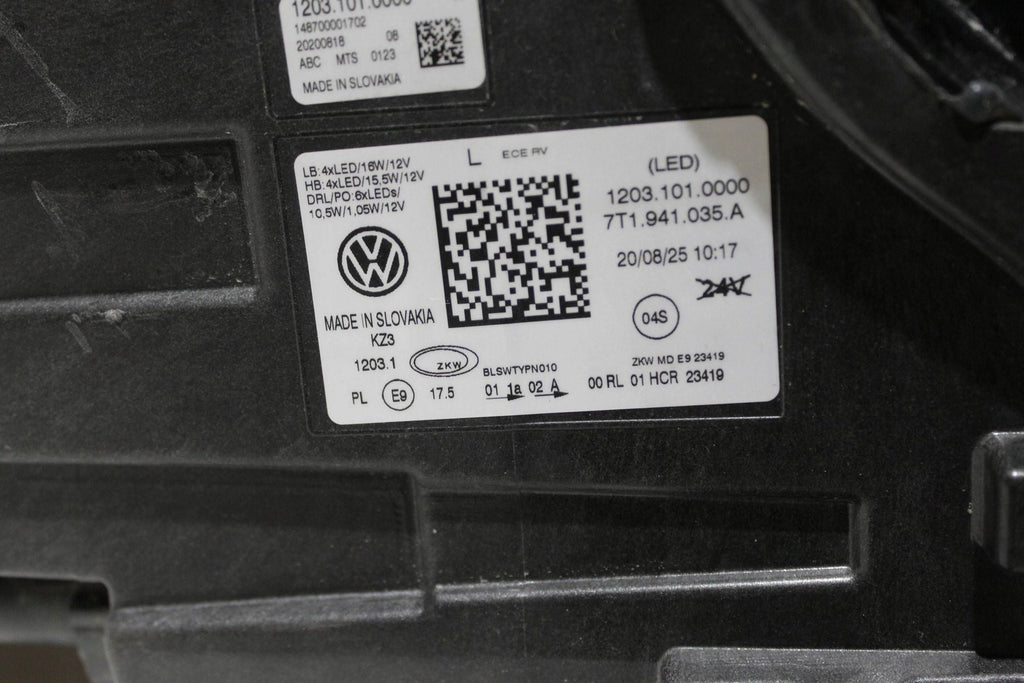 Frontscheinwerfer VW Transporter 7T1941035A Links Scheinwerfer Headlight SCH6284382002oo