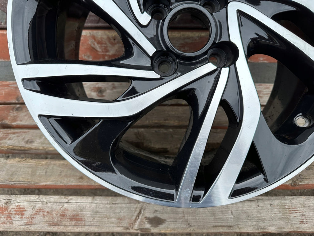 1x Alufelge 17 Zoll 7.5" 4x108 32ET Glanz Schwarz 9687802677 Citroën Ds4 FEL2546152351di