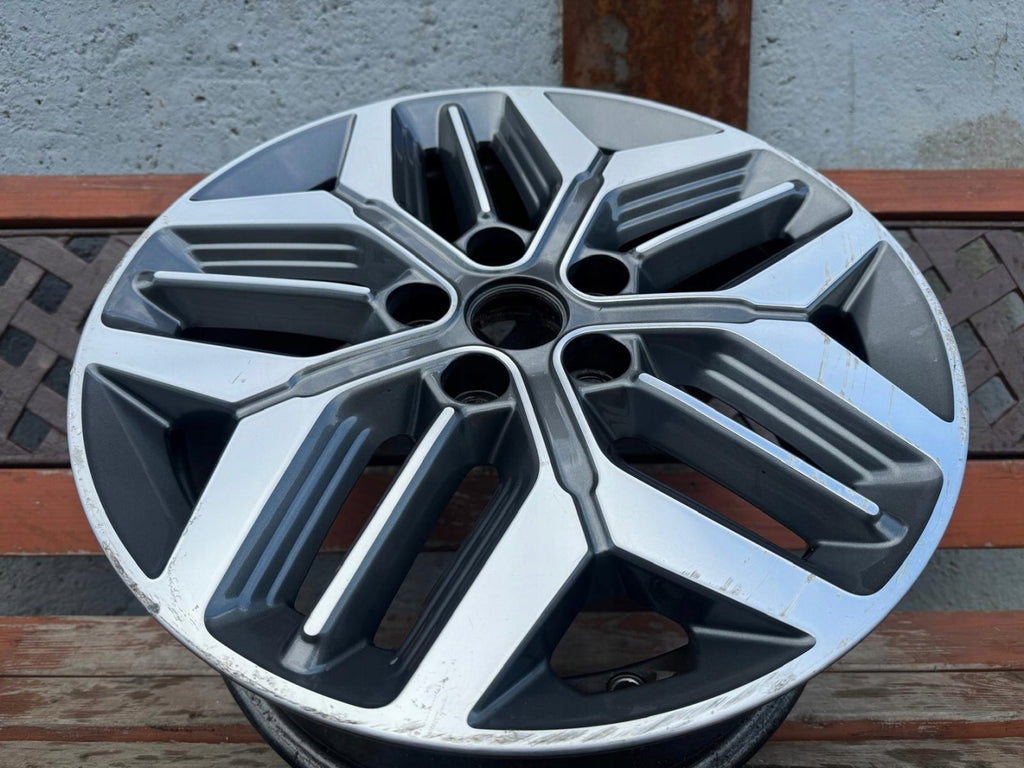 1x Alufelge 17 Zoll 7.0" 5x114.3 50ET Glanz Graphit 52910-A8610 Kia Optima Mg FEL7787896648op