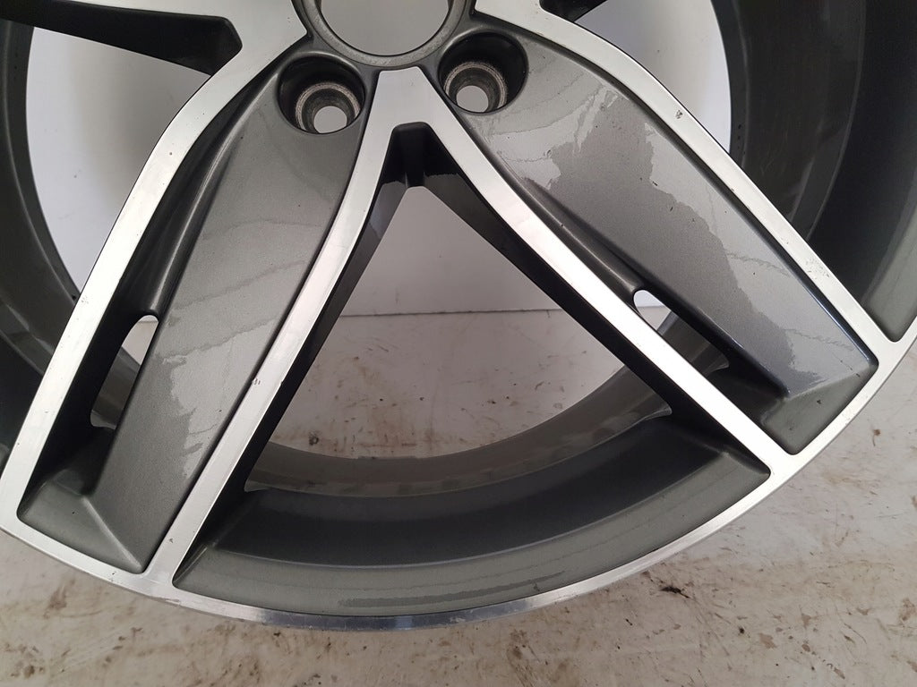 1x Alufelge 19 Zoll 8.0" 5x112 49ET Glanz Schwarz 8V0601025AS Audi A3 Rim Wheel FEL3921676566tq