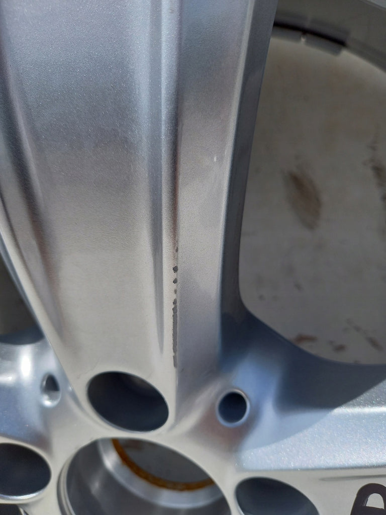 1x Alufelge 18 Zoll 8.0" 5x112 38ET Glanz Silber A2534012100 Mercedes-Benz Glc