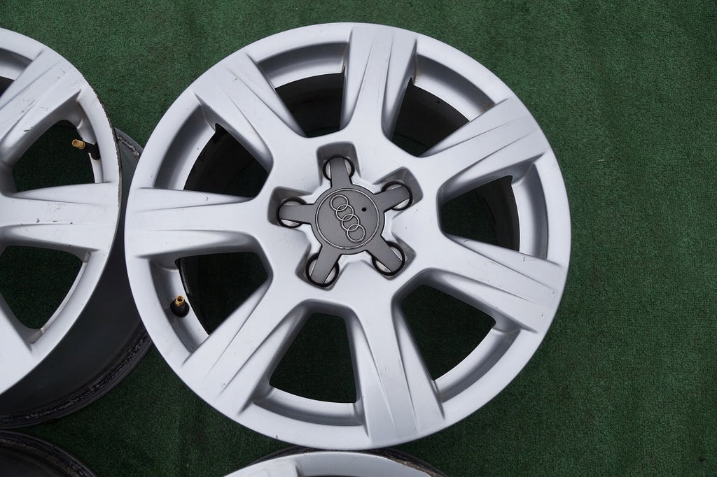 4x Alufelge 16 Zoll 7.5" 5x112 45ET Silber 8K0601025A Audi A4 B8 Rim Wheel FEL5739063551lr