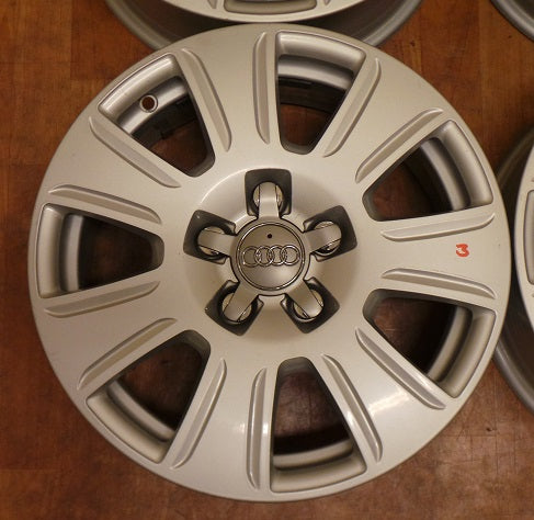 4x Alufelge 16 Zoll 6.5" 5x112 33ET Glanz Silber 8U0601025 Audi Q3 Rim Wheel FEL2846256950fa