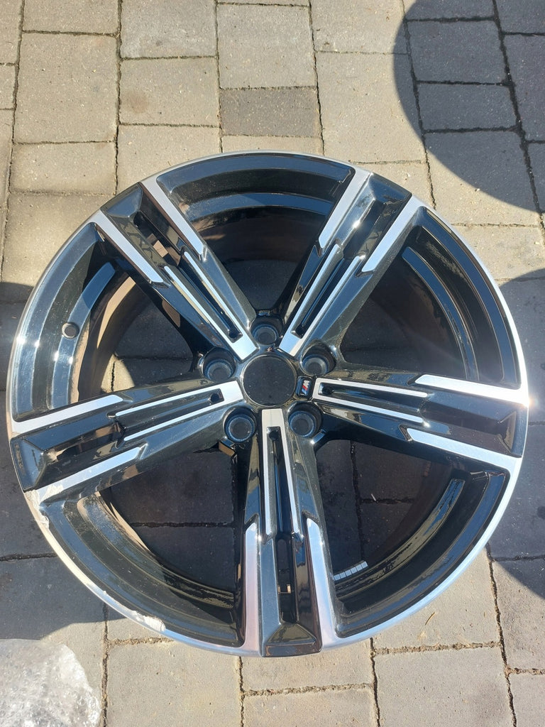 1x Alufelge 18 Zoll 7.5" 5x112 25ET Glanz Schwarz 8746631 BMW Rim Wheel FEL7081979807az