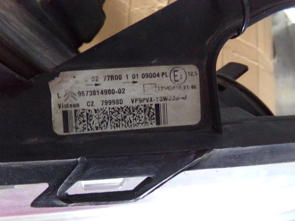 Frontscheinwerfer Citroën C3 II 9673814980 Links Scheinwerfer Headlight