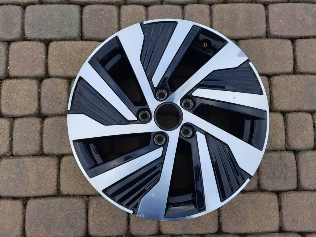 1x Alufelge 16 Zoll 7.0" 5x112 48ET Schwarz VW Golf Viii Rim Wheel FEL2467667185su