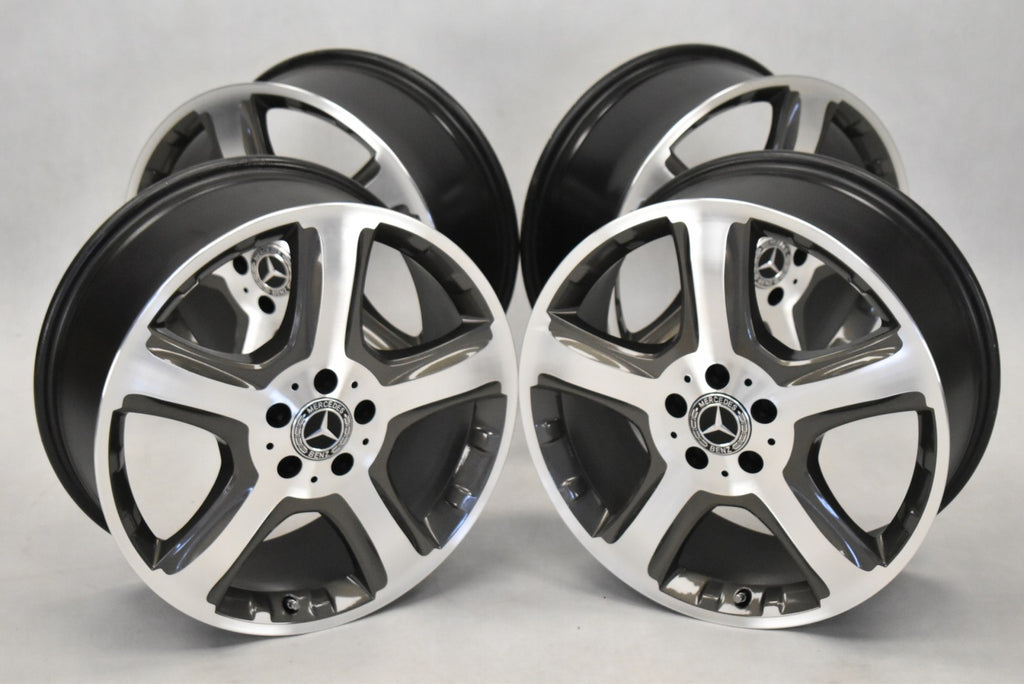 4x Alufelge 19 Zoll 8.0" 5x112 60ET Glanz Grau A1644011202 Mercedes-Benz Mg FEL3866445514fv