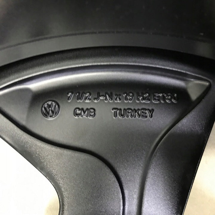 1x Alufelge 19 Zoll 7.5" 5x112 50ET Glanz Schwarz 10A601025K 10A601025L VW Id.3 FEL7657864490qz